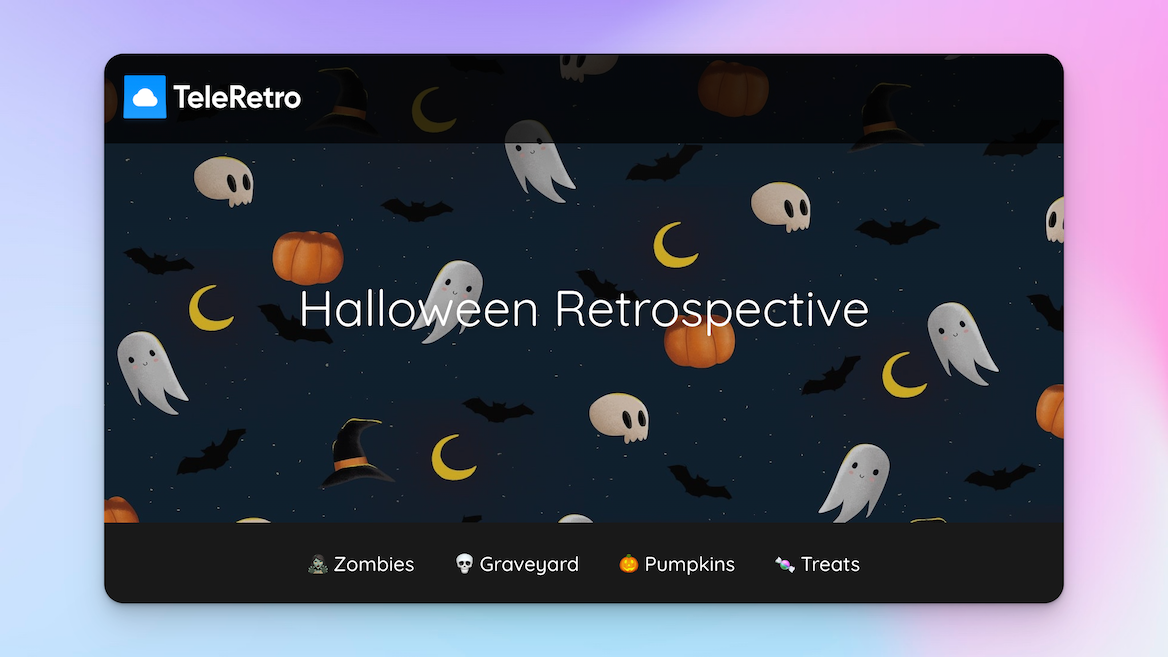 Halloween - retrospetive template
