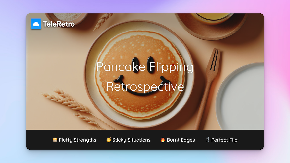 Volteando Pancakes - plantilla de retrospectiva