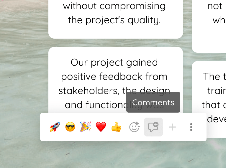 Feedback dengan komentar langkah 1