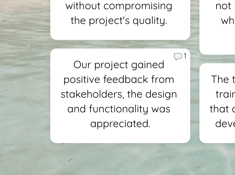 Feedback dengan komentar langkah 3