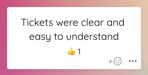 Feedback dengan emoji langkah 3