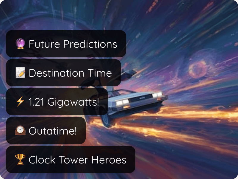 Back to the Future Retro